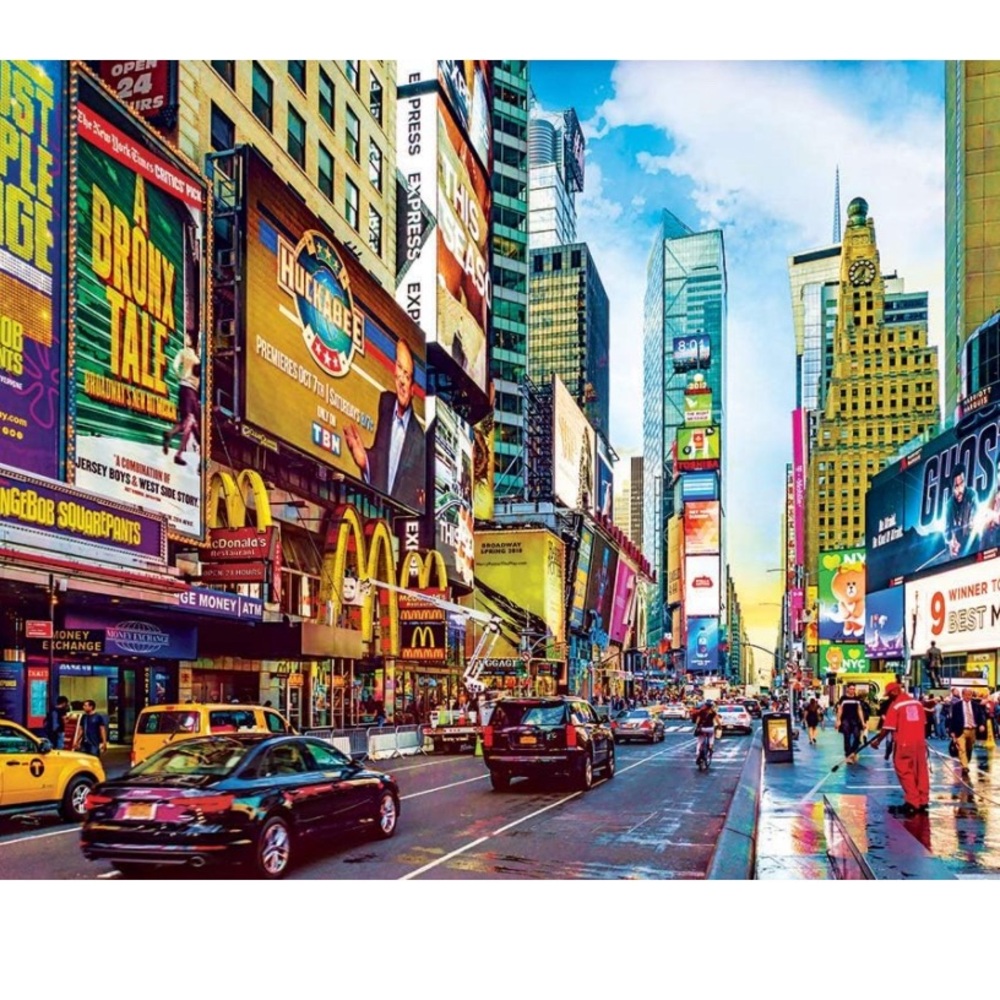Kodak Puzzles: Times Square & 7th Avenue, Manhattan, New York 1500 Piece Puzzle